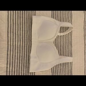 Lululemon white sports bra